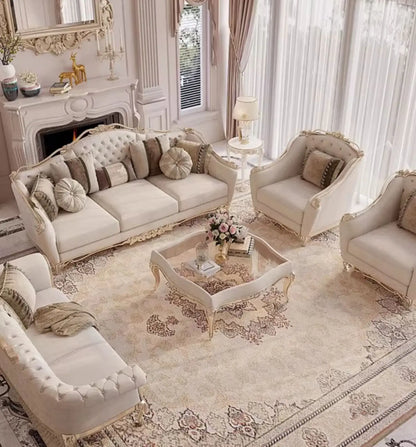 Europe Designer Sofa Chair Unique Wood Modern Recliner Living Room Sofas Love Seat White Cushion Sofas Para El Hogar Furniture