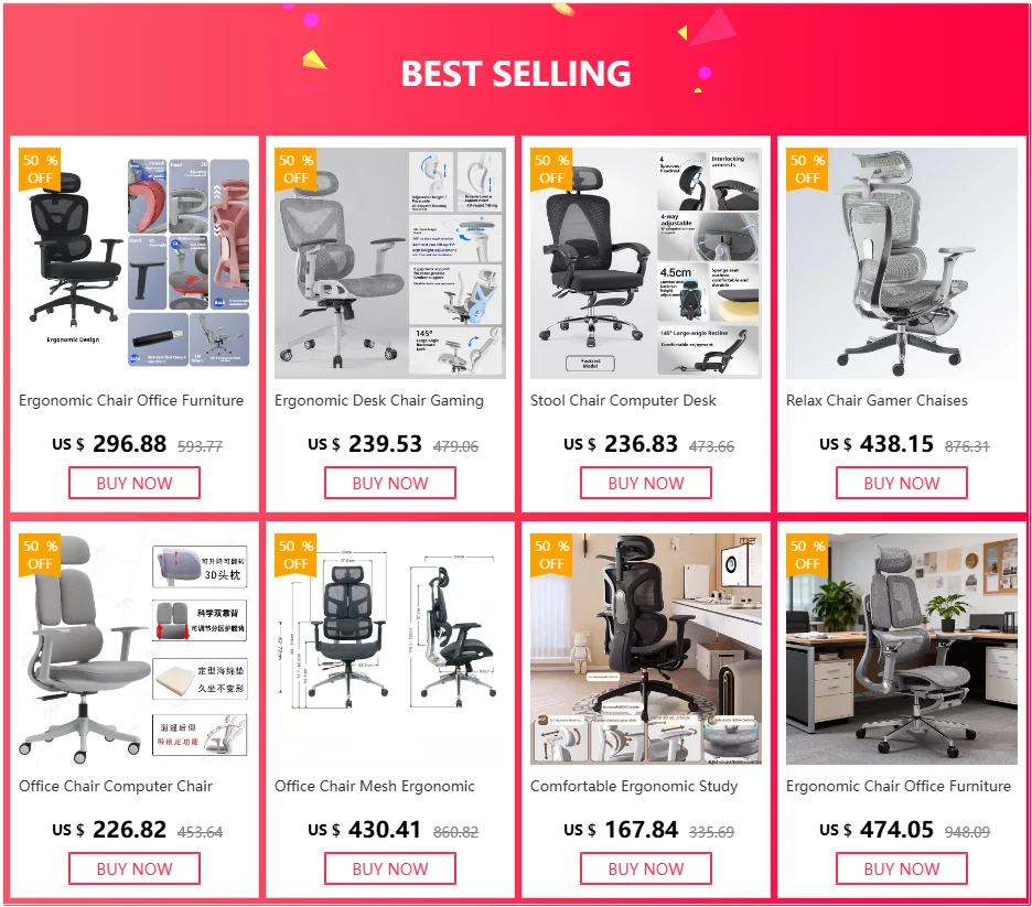 Swivel Chair Ergonomic Office Desk Chair With Lumbar Support Rolling Home Office Computer Room Seating Sillas Escritorio Luxury
