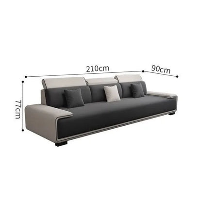 Nordic technology fabric sofa sofa living room modern fully equipped latex concubine light luxury simple small apartment combina