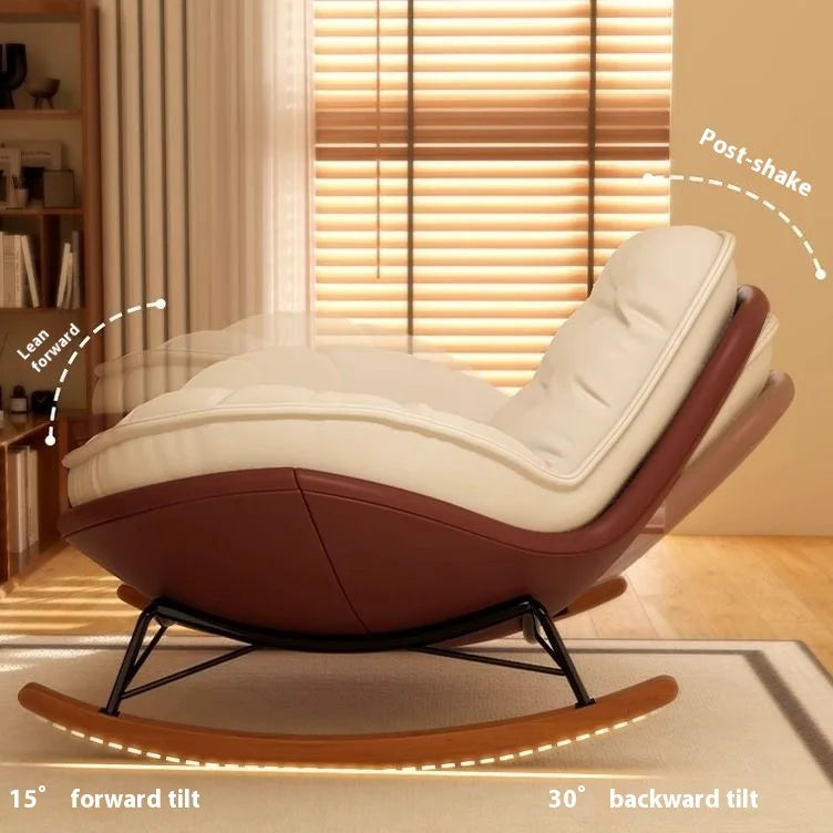 Nordic-style rocking chairs, chairs for rest, balconies, living rooms, leisure, lazy sofas, adult light stools, penguin chairs
