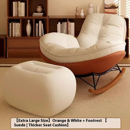 Nordic-style rocking chairs, chairs for rest, balconies, living rooms, leisure, lazy sofas, adult light stools, penguin chairs