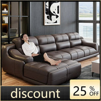 LH leather sofa first layer cowhide modern simple combination large and small apartment sofa