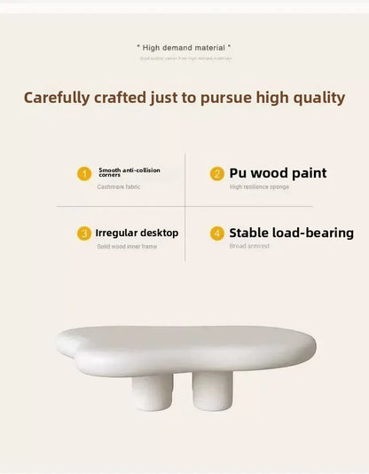 Clouds Tea Table House Lonely Wind Nordic Home Living Room Small Apartment Shaped Cream Simple Modern Tea Coffee Table Furniture