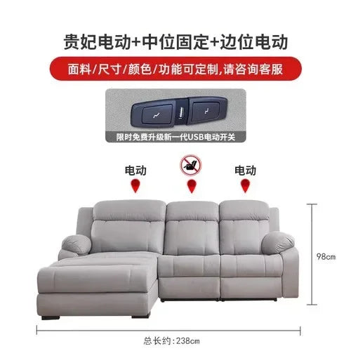 Sofas Luxury Two Seater Modern Soft Recliner Sofas Floor Daybed