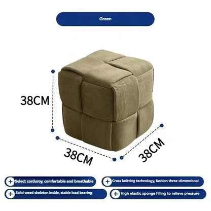 Household door shoes stool fashion small stool simple creative dice stool living room sofa stool pedal stool.