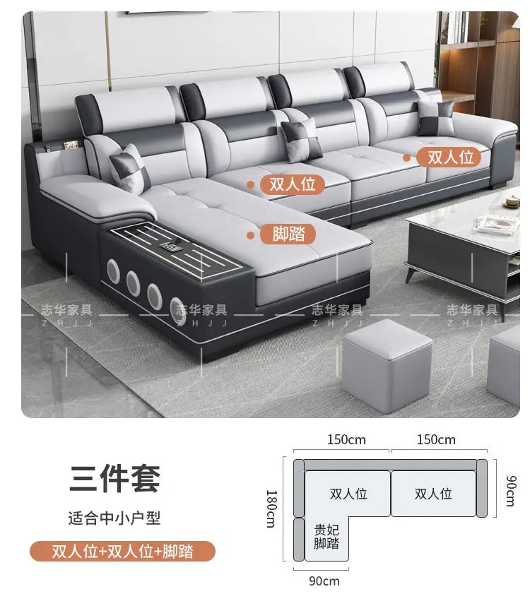 Seater Modern Sofa Ajustable Luxury Sectional Multifunctional Reclining Sofa Cushion Lazy Meubles De Maison Salon Furnitures