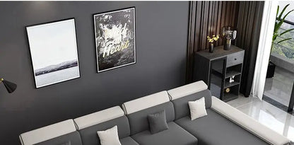 Nordic technology fabric sofa living room modern complete latex light luxury combination dual-purpose