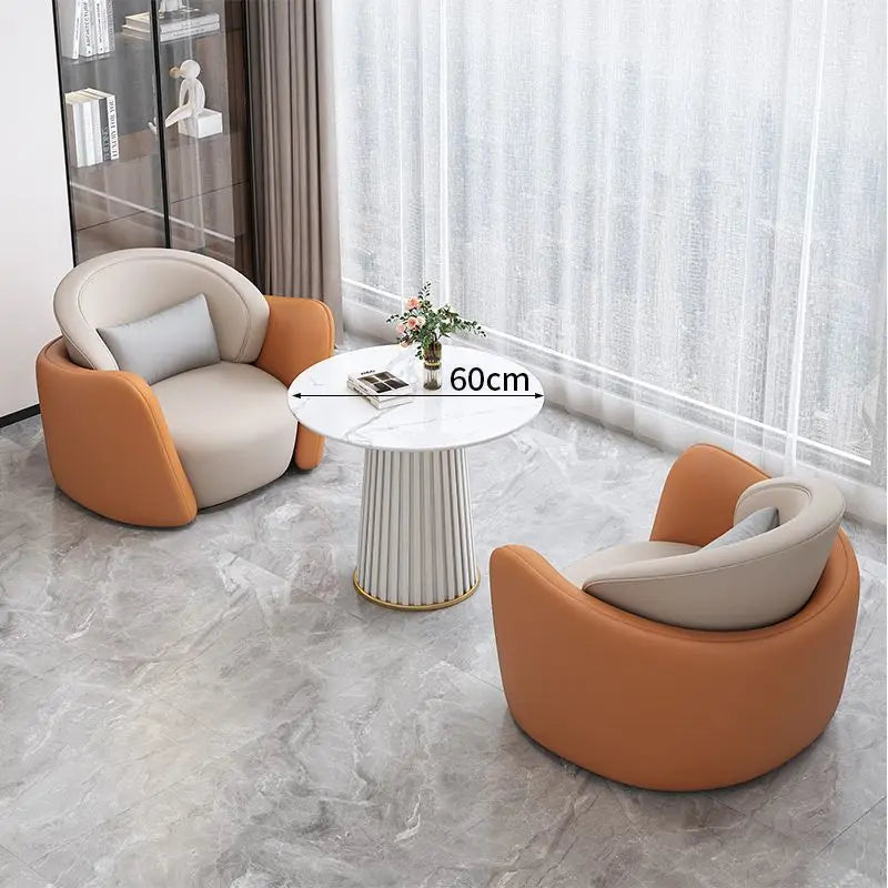 Light luxury hotel beauty salon meeting sofa coffee table combination rest area reception area sales office sofa negotiation