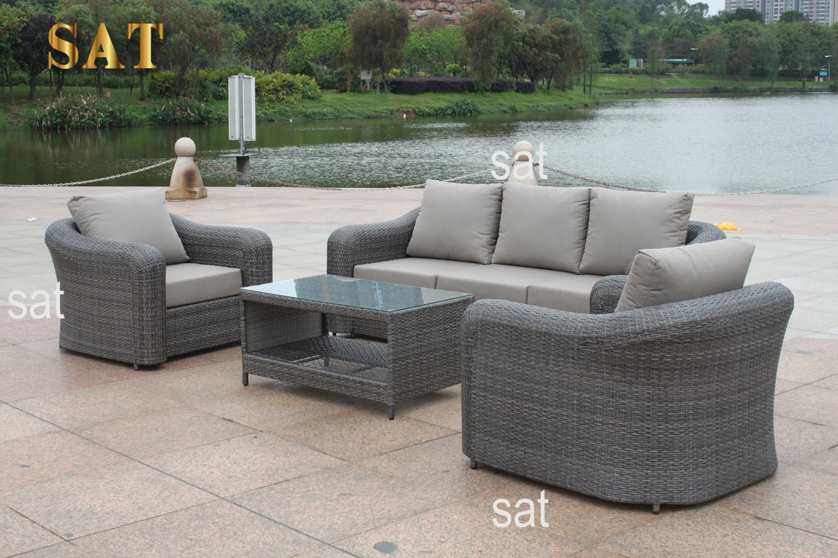 #For Modern Classical Models Rattan Furniture Sofa Set Outdoor Wicker Sectional Patio and Living Room for Hotels and Gardens