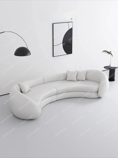 JJJJMinimalist Curved Sofa Sitting Area Reception Creative Sofa