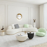 High-quality Originality Ergonomic Sectional Living Room Sofas Nordic Luxury Apartment Relaxing Modern Relaxing Unique Furniture