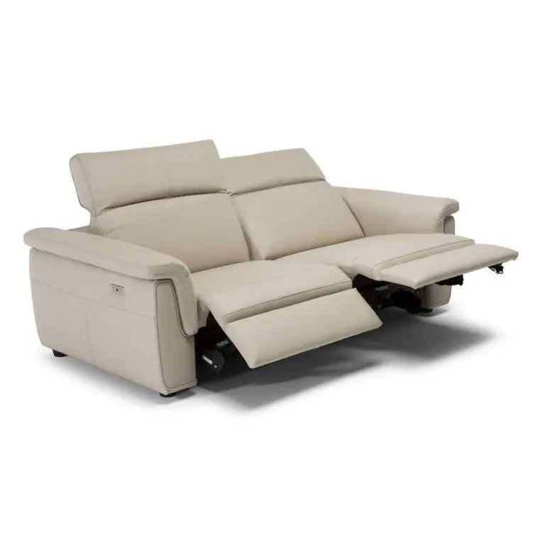 Good Quality 2 Seater Electric Recliner Leather Reclinable Modern l Shape Couch Sofa Set