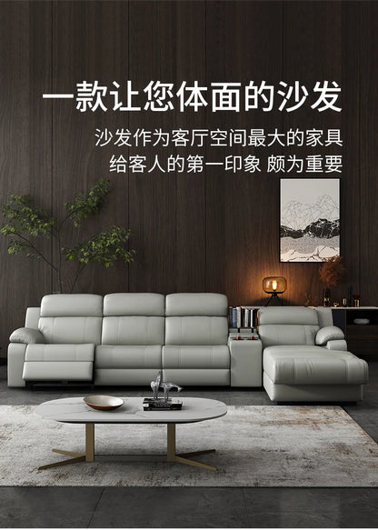 Italian Genuine Leather Sofas Luxury Recliner Designer Floor Lounge Sofa Sectionals Modern Woonkamerbanken Home Furniture