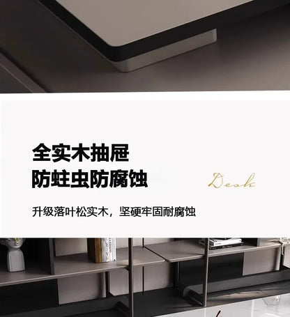 Luxury Paint Office Desk High-end Simple Modern Creative Boss Desk President Manager Mesas De Escritorio Office Furniture