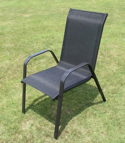 Outdoor Beach Chairs Outdoor Courtyard Balcony Waterproof and Sunscreen Iron Chair Outdoor Furniture Home Leisure Back Armchairs
