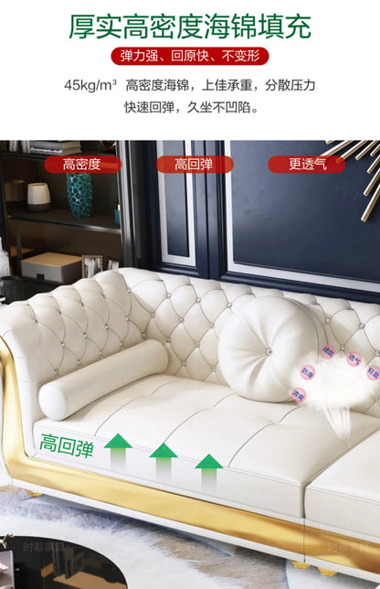 Stylish Modern Luxury Reclining Sofa Perfect Corner Couch Chic Living Room Relaxation Elegance Deserve Canape Salon Decoration