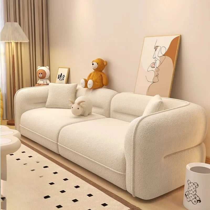 Minimalist Lounger Compression Sofa Modern Double European Baby Compression Sofa Mid Century Corner Patio Divano Salon Furniture