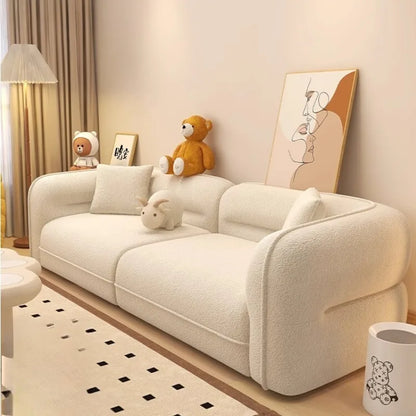Minimalist Lounger Compression Sofa Modern Double European Baby Compression Sofa Mid Century Corner Patio Divano Salon Furniture