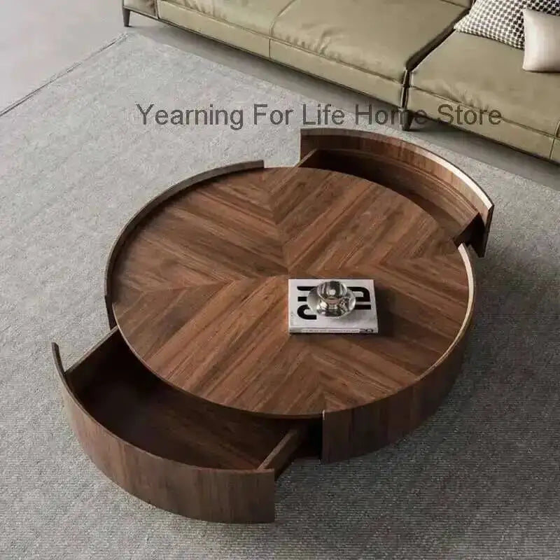 Simple Room Coffee Table Chinese Korean Living Luxury Storage Glam Coffee Table Minimalist Premium Chinese Salon Hotel Furniture