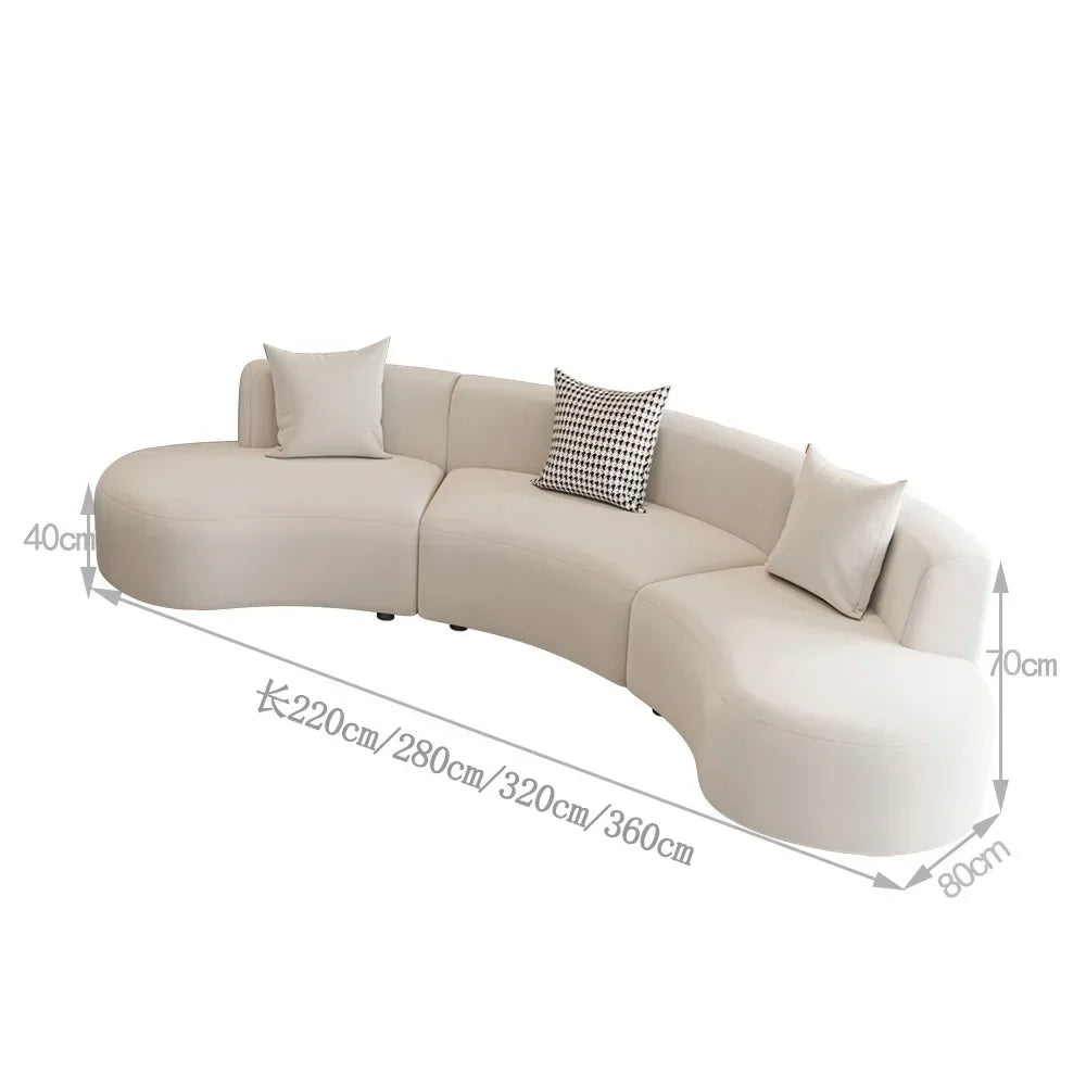 Hotel lobby sofa coffee table combination sales office negotiation rest area reception beauty salon club corner arc