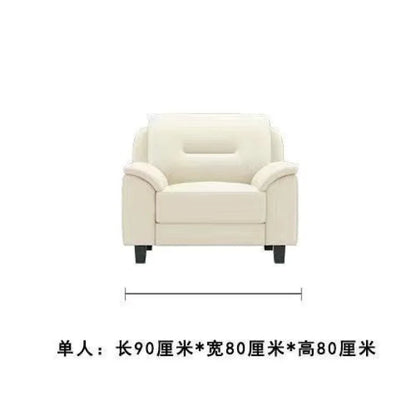 Double sofa small apartment modern living room leather leather sofa sofa three-person cowhide simple