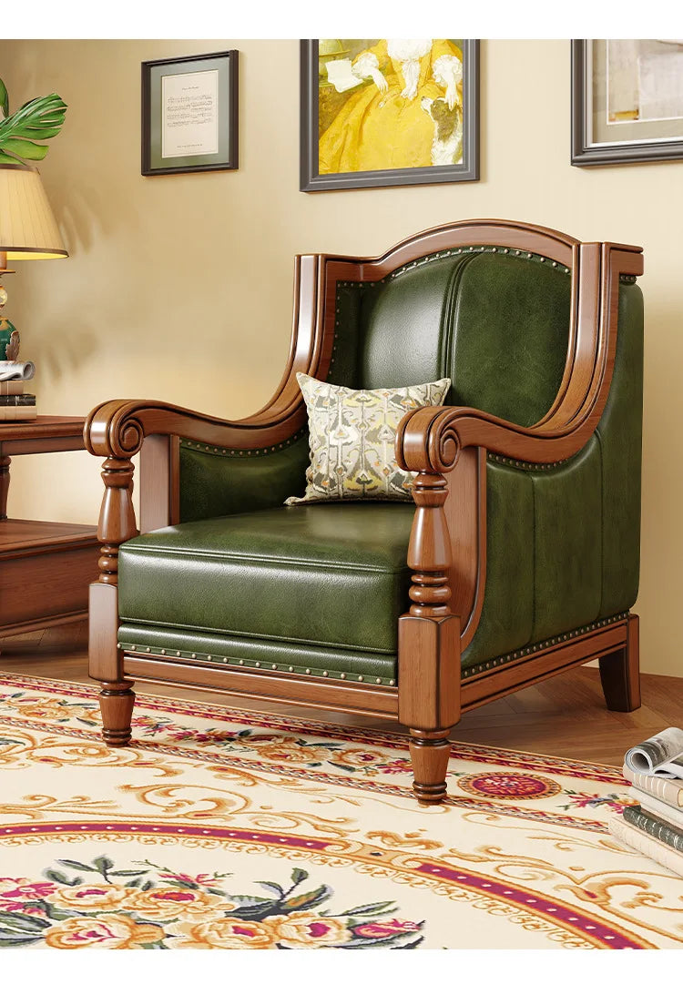 Customizable 123 combination first layer cowhide living room villa sofa