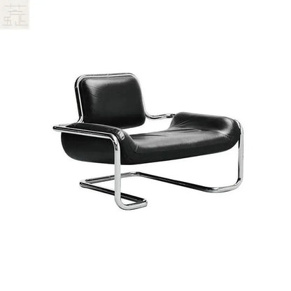 Medieval designer stainless steel embossed leisure chair personalized single sofa chair