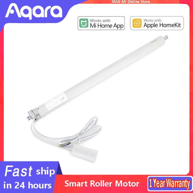 Aqara Smart Roller Shade Motor TA Controller ZigBee Curtain Motor Timing Setting Remote Control For Apple HomeKit Mi Home APP