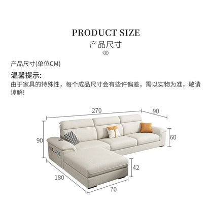 Minimalist Leather Frame Sofa Gaming Background Modular Sleeper Sofa Modern Recliner Lounge Lazy Women Divano Lounge Furniture
