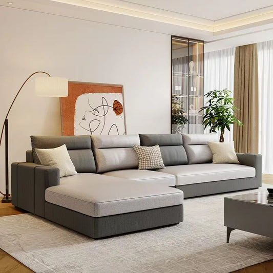 -For  Modern Style Comfortable Living Room Furniture Set Velvet Fabric Sectional Sofa Set*