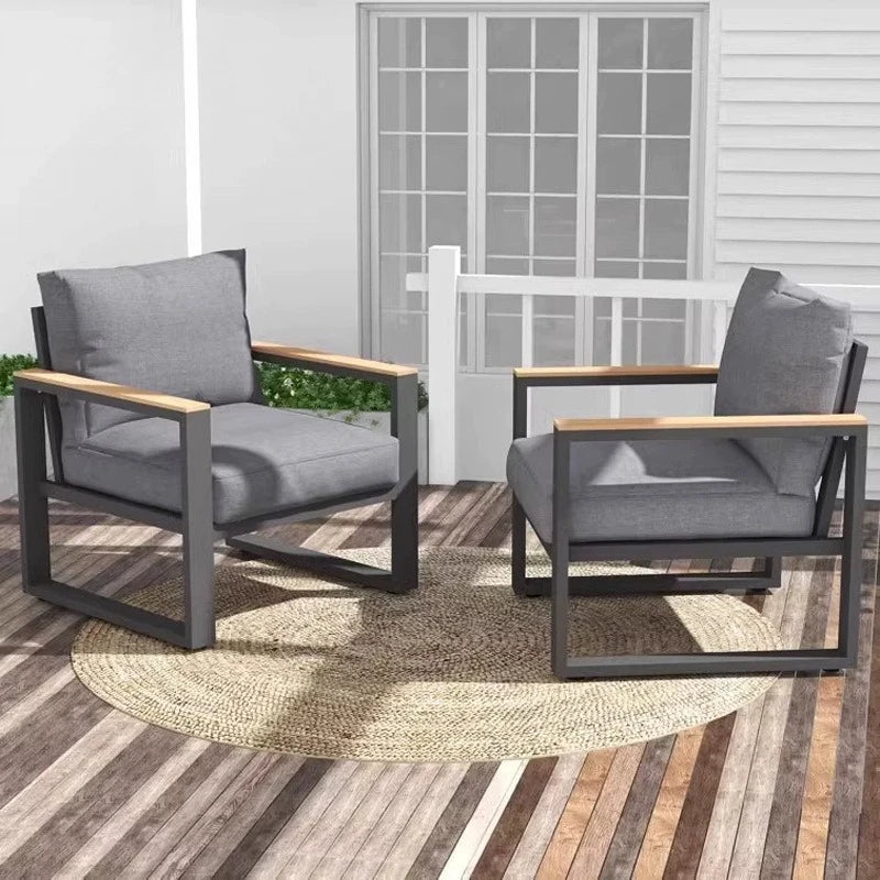 Outdoor villa, garden terrace, sofa courtyard, waterproof sunscreen sofa chair, furniture, leisure hotel B&B sofa