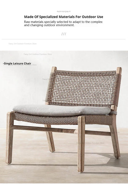 Japanese Style Waterproof and Sunscreen Garden Sofas Simplicity  Designer Modern Garden Sofas Art Outdoor Furniture Divano HBOS