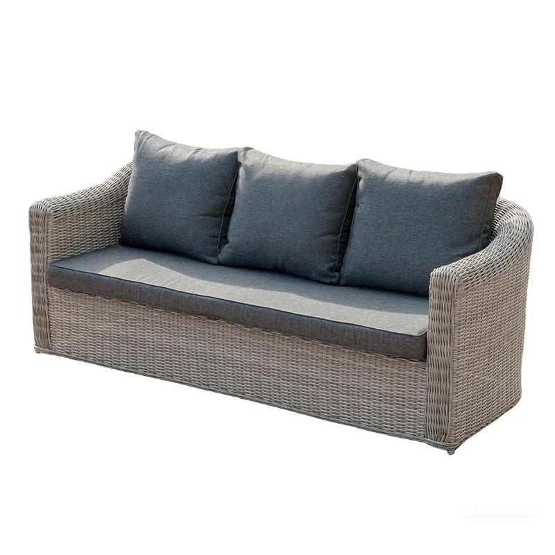 Outdoor rattan sofa combination, courtyard waterproof and sun protection villa, outdoor balcony, leisure furniture combination