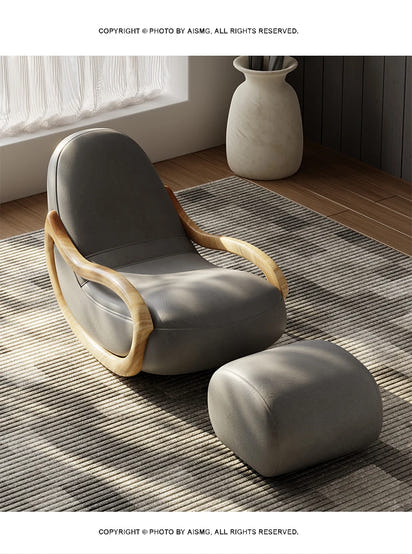 Relaxing Lounges Accent Chair Lazy Household Rocking Living Room Sofa Relax Armchairs Break Celebrity Creamy Balcony Furniture