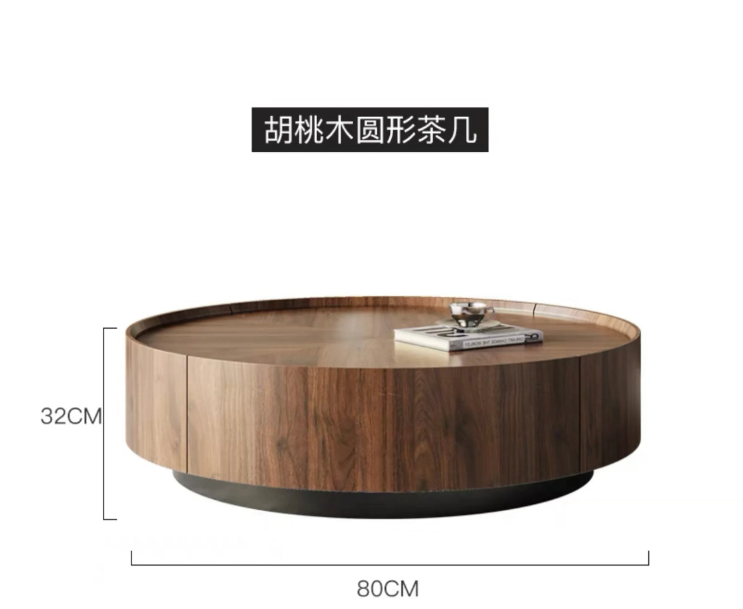 Nordic Solid Wood Coffee Table Modern Simple Originality Round Coffee Table Sofa Side Living Room Home Furniture Salontafel FYCT