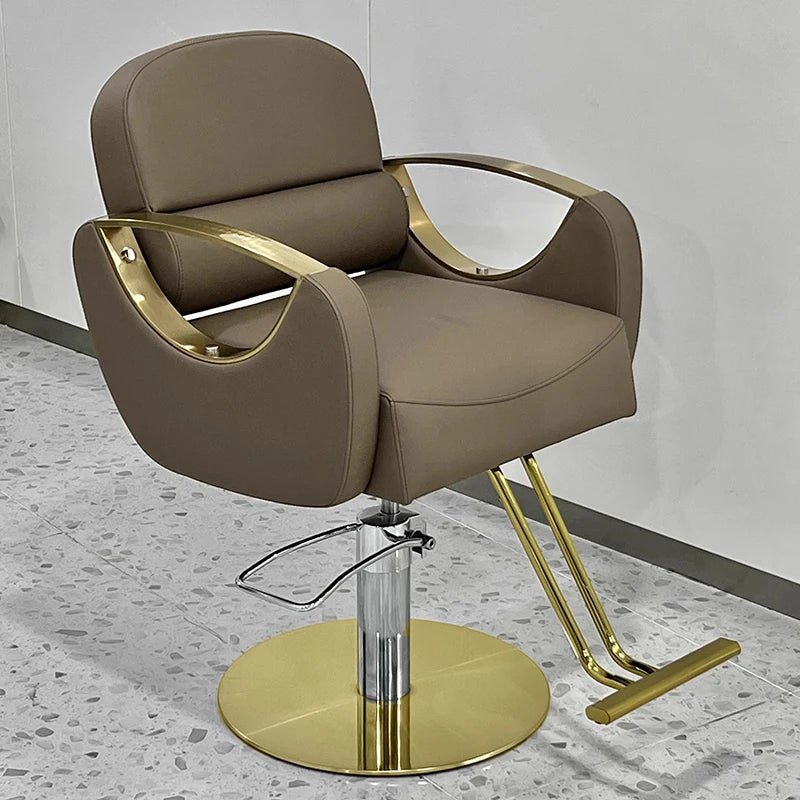Shop Modern Barber Chair Design Nordic Luxury Chic Barber Chair Slim Style Krzesło Fryzjerskie Salon Furniture
