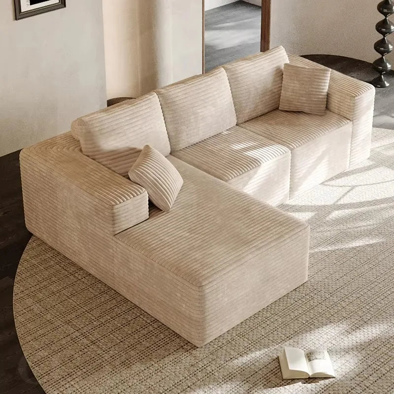 Combination sofa sofa compressed fabric living room furniture recliner