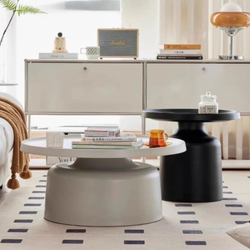 Living Room Coffee Table Basses Mesa Lateral Round Coffee Table Center Modern Nordic Mesa Lateral Para Sala Home Bar Furniture