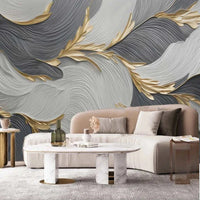 Custom 3D Wall Mural Creative Art Feather Geometric Patterns Photo Wallpaper Living Room TV Sofa Bedroom Papel De Parede Fresco