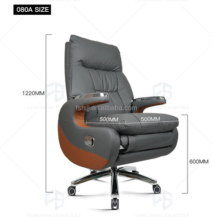 Chair Office Furniture Wholesale Luxury Modern Leather Ergonomic Boss Chair Office Chair  for Fat People
