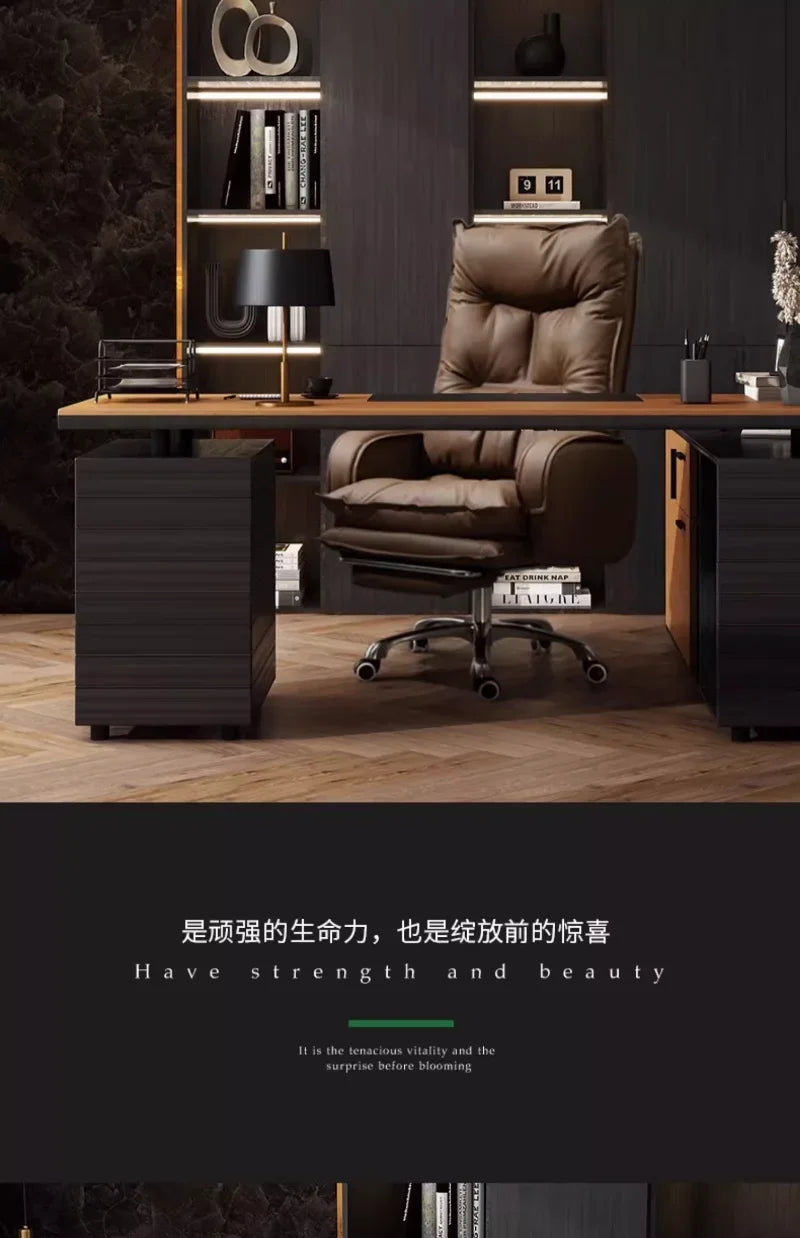 Modern Business Boss Office Chair, Bedroom Office Computer Chair, Sitting Room Comfortable Leisure Chair, Home Furniture