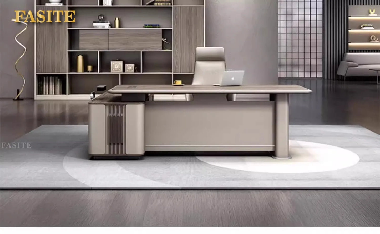 Boss table, desk, simple modern class desk, office table and chair combination