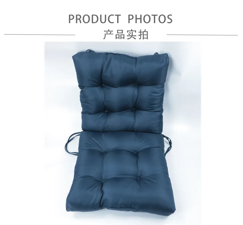 Porch Swing Cushion 2-3 Seater Waterproof Overstuffed Bench Cushion for Porch,Patio,Outdoor,Backyard and Garden 53x53x10cm