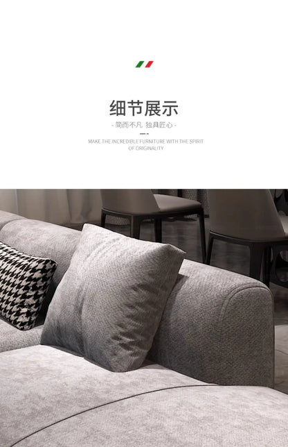 Minimalist modern white sofa