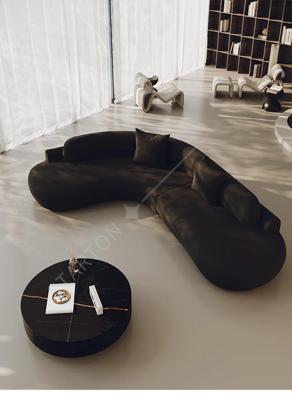 White Minimalist Comfortable Large Size Living Room Sofas Terrace Furniture