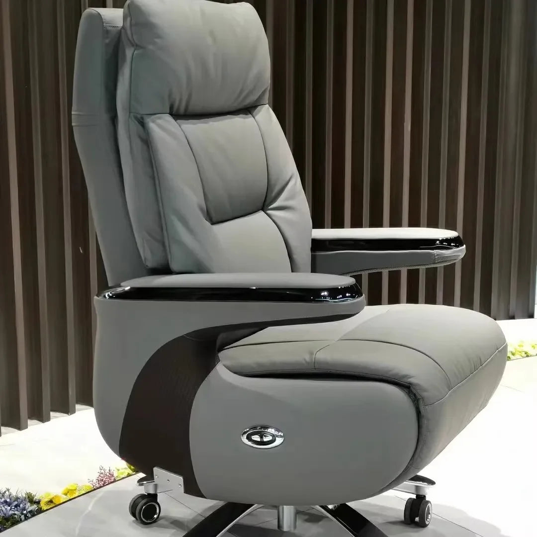 Bedroom Leather Office Chair Rolling Vanity Study Swivel Luxury Chair Accent Recliner Sillas De Escritorio Salon Furniture