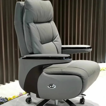 Bedroom Leather Office Chair Rolling Vanity Study Swivel Luxury Chair Accent Recliner Sillas De Escritorio Salon Furniture