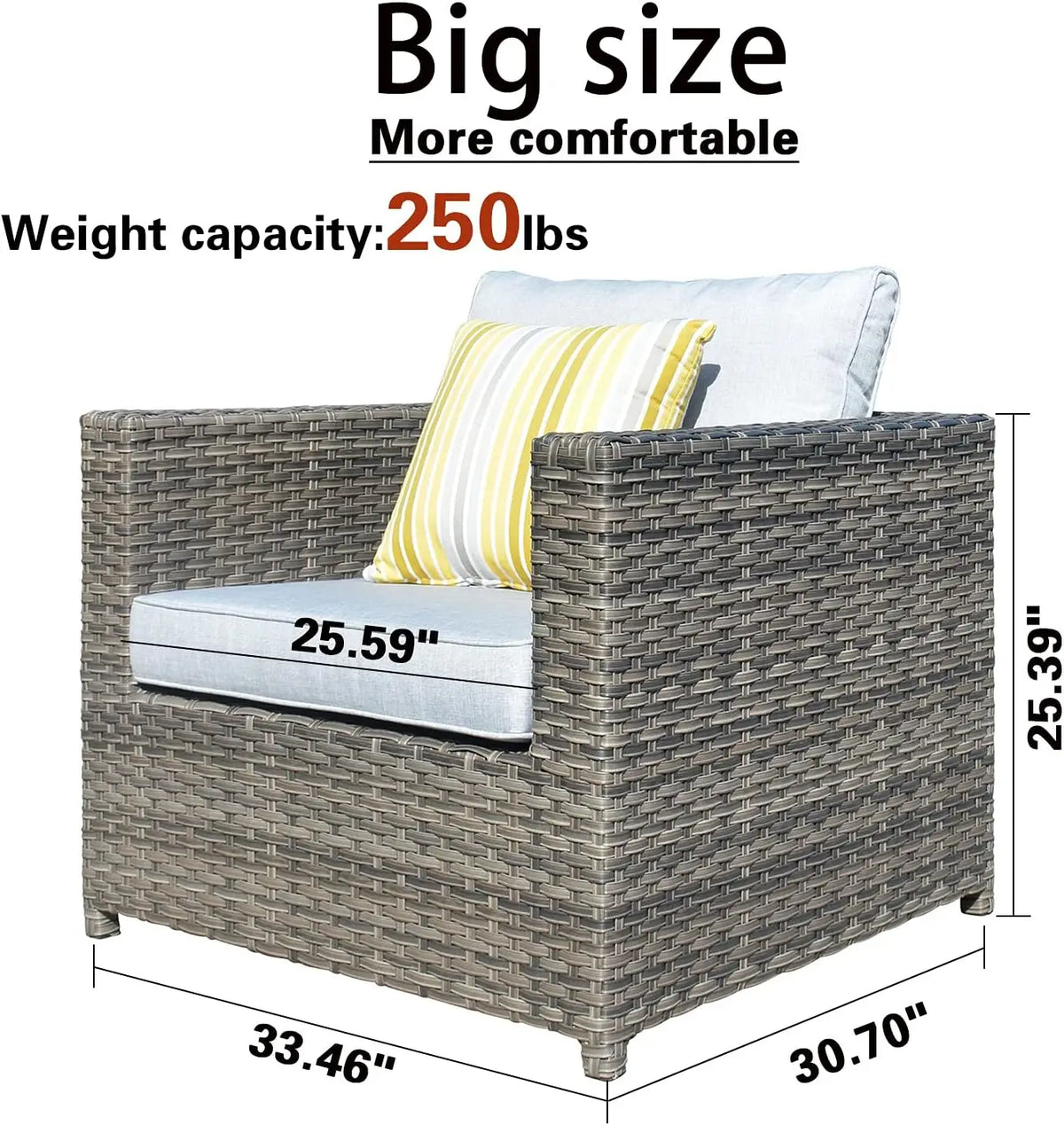 Garden furniture 12 pieces rattan combination sofa set with thick cushions