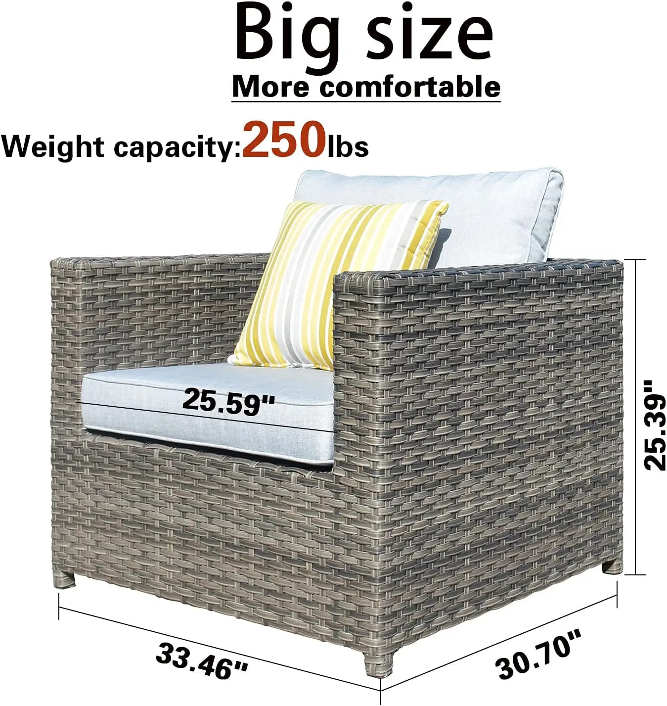 Garden furniture 12 pieces rattan combination sofa set with thick cushions