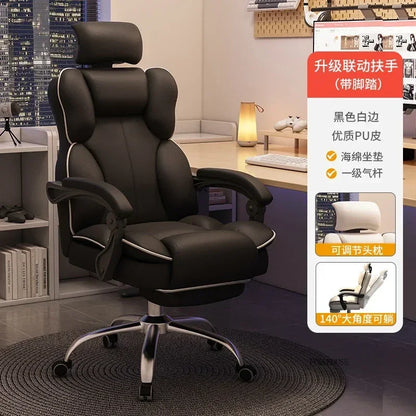 Ergonomic Office Gaming Chair Mobile Swivel Recliner Lounge Study Armchair Nordic Design Home Computer Chair